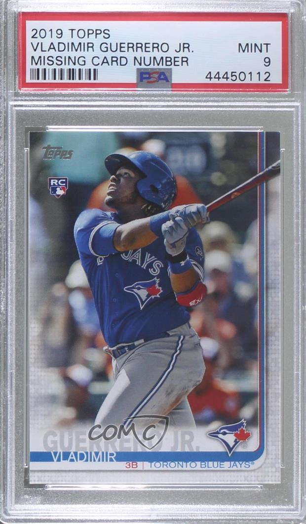 2019 Topps SP Vladimir Guerrero Jr (Missing Card Number) 