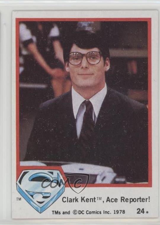 1978 Topps Superman The Movie 24 Clark Kent Ace Reporter Non Sports 