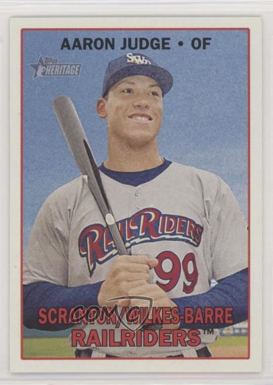 2016 Topps Heritage Minor League Edition 210 Aaron Judge Rookie