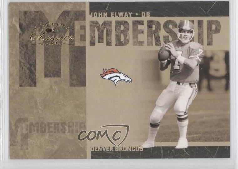 2005 Donruss Classics Team Colors #TC-9 John Elway Denver Broncos Football Card