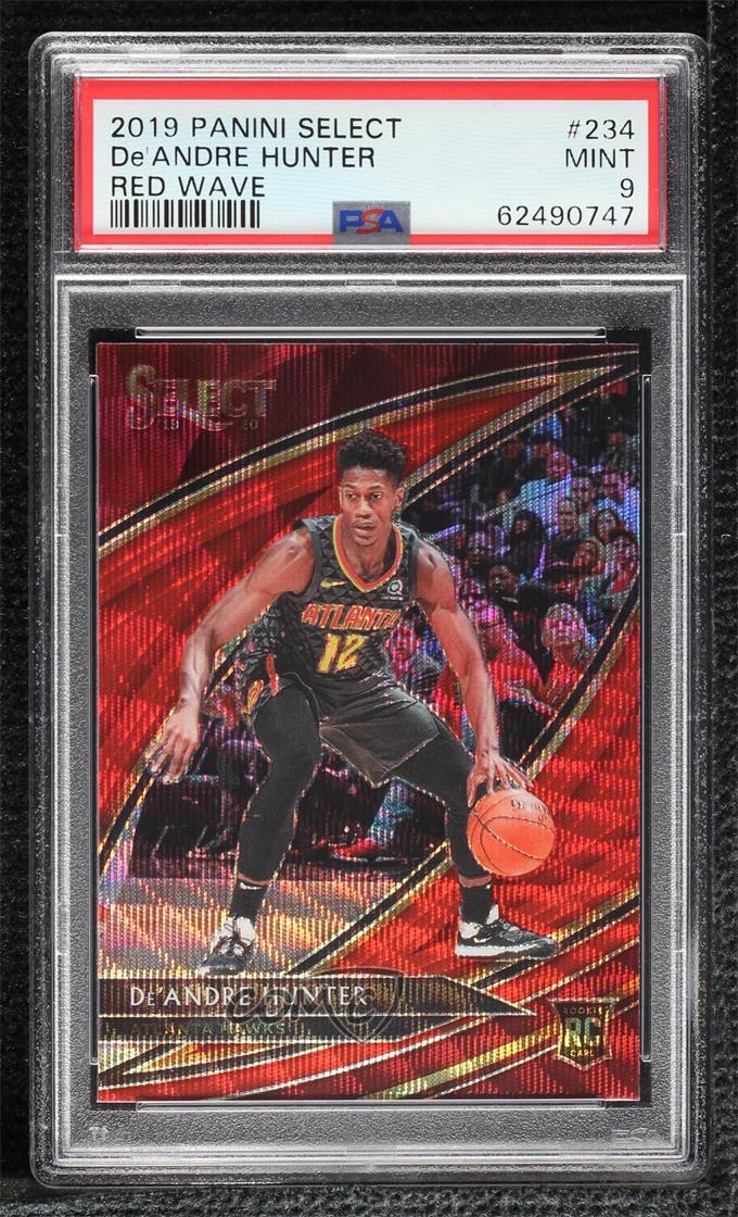 2019 Select Courtside Tmall Red Wave Prizm De'Andre Hunter PSA 9 Rookie RC 2l4