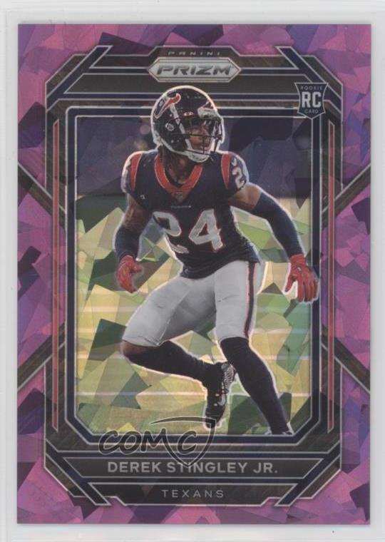 2022 Panini Prizm Rookies Purple Ice Prizm 28/225 Derek Stingley Jr #369 1m7p