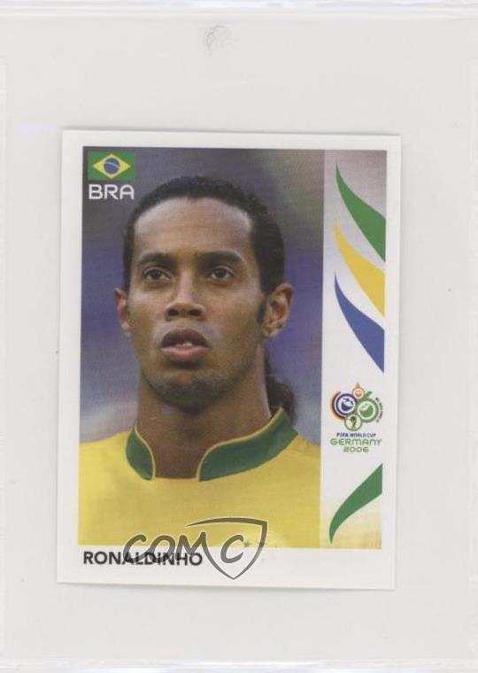 PANINI World Cup Germany 2006 WM 06 NUMERO NR 393 RONALDINHO Brazil 