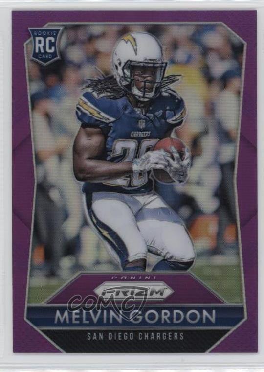 2015 Panini Prizm Rookies Violet Prizm Melvin Gordon #270 Rookie RC