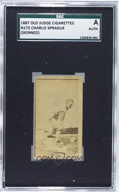 1887-90 Goodwin Old Judge - Tobacco N172 #_CHSP - Charlie Sprague [SGC Authentic]