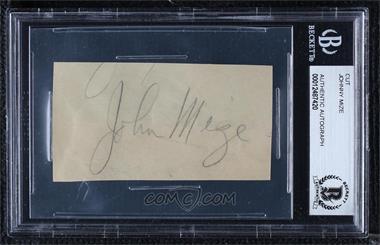 1900-Present Authenticated Autographs - Cut Signatures #_JOMI - Johnny Mize [JSA Certified Encased by BGS]