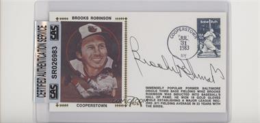 1900-Present Authenticated Autographs - First Day Covers #_BRRO - Brooks Robinson [CAS Certified Sealed]