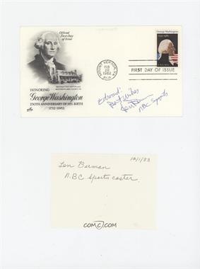 1900-Present Authenticated Autographs - First Day Covers #_LEBE - Len Berman [PSA/DNA COA Sticker]