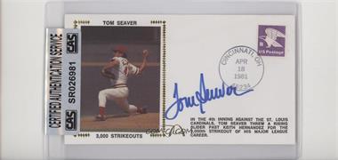 1900-Present Authenticated Autographs - First Day Covers #_TOSE - Tom Seaver [CAS Certified Sealed]