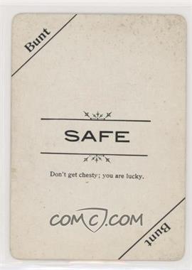 1904 Fan Craze - [Base] #BUS - Bunt (Safe) [Poor to Fair]