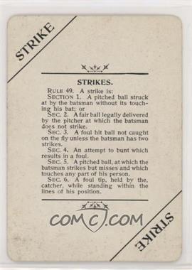 1904 Fan Craze - [Base] #KR - Strike (Rules) [Poor to Fair]