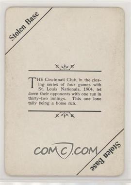 1904 Fan Craze - [Base] #SBCR - Stolen Base (Cincinnati Reds Trivia) [Poor to Fair]