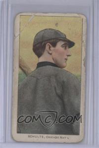 1909-11 T206 - [Base] - Piedmont 350-460 Factory No. 25 Back #_FRSC - Frank Schulte [Poor to Fair]