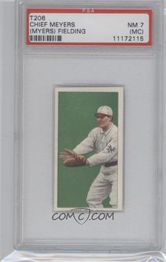 1909-11 T206 - [Base] - Piedmont 350 Back #_CHME.1 - Chief Myers (Fielding) [PSA 7 NM (MC)]