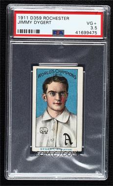 1911 Rochester Baking World's Champions 1910 Philadelphia Athletics - D359 #_JIDY - Jimmy Dygert [PSA 3.5 VG+]
