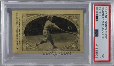 1922 Neilson's Chocolate Co. - V61-1 #90 - Rabbit Maranville [PSA 3 VG]