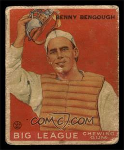 1933 Goudey Big League Chewing Gum - R319 #1 - Benny Bengough [FAIR]