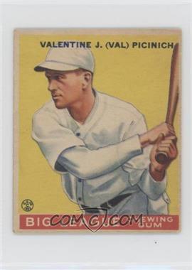 1933 Goudey Big League Chewing Gum - R319 #118 - Val Picinich