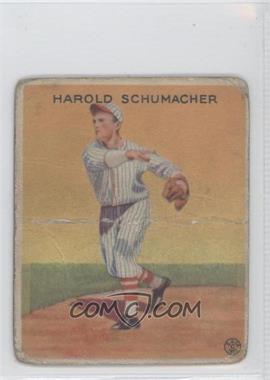 1933 Goudey Big League Chewing Gum - R319 #129 - Hal Schumacher [COMC RCR Poor]