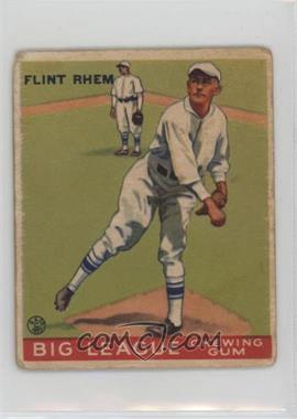 1933 Goudey Big League Chewing Gum - R319 #136 - Flint Rhem [Poor to Fair]