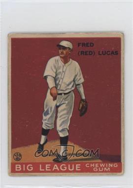 1933 Goudey Big League Chewing Gum - R319 #137 - Fred (Red) Lucas [Poor to Fair]