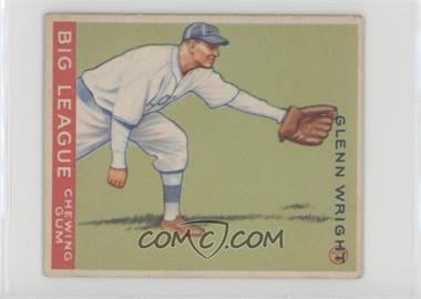 1933 Goudey Big League Chewing Gum - R319 #143 - Glenn Wright