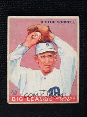 1933 Goudey Big League Chewing Gum - R319 #15 - Vic Sorrell