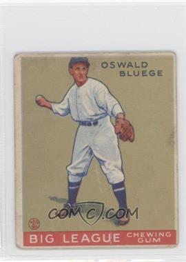 1933 Goudey Big League Chewing Gum - R319 #159 - Ossie Bluege [Good to VG‑EX]