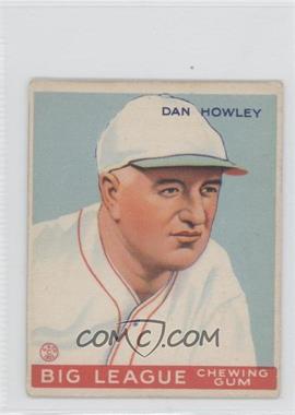 1933 Goudey Big League Chewing Gum - R319 #175 - Dan Howley [Noted]