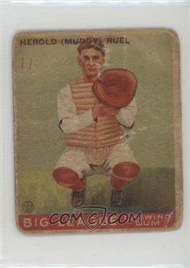 1933 Goudey Big League Chewing Gum - R319 #18 - Herold (Muddy) Ruel [Poor to Fair]