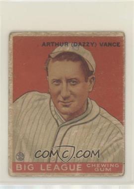 1933 Goudey Big League Chewing Gum - R319 #2 - Dazzy Vance [Poor to Fair]