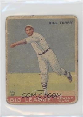 1933 Goudey Big League Chewing Gum - R319 #20 - Bill Terry [Poor to Fair]