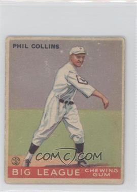 1933 Goudey Big League Chewing Gum - R319 #21 - Phil Collins [Good to VG‑EX]