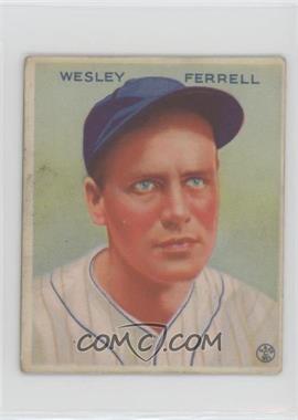 1933 Goudey Big League Chewing Gum - R319 #218 - Wes Ferrell [Poor to Fair]