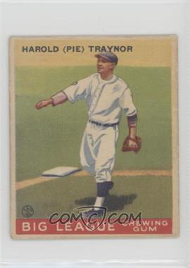 1933 Goudey Big League Chewing Gum - R319 #22 - Pie Traynor