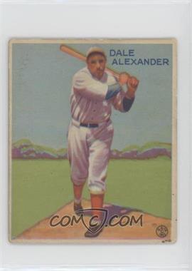 1933 Goudey Big League Chewing Gum - R319 #221 - Dale Alexander