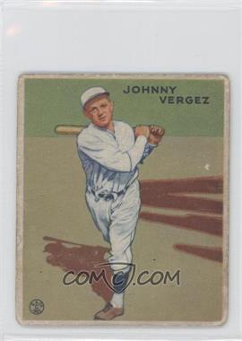 1933 Goudey Big League Chewing Gum - R319 #233 - Johnny Vergez [Good to VG‑EX]