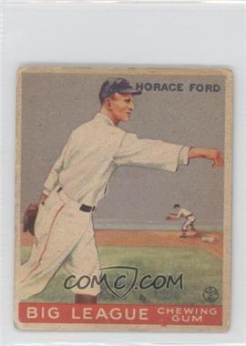 1933 Goudey Big League Chewing Gum - R319 #24 - Horace Ford [Good to VG‑EX]