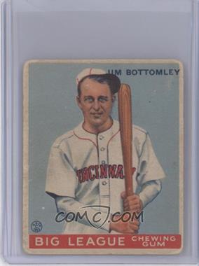 1933 Goudey Big League Chewing Gum - R319 #44 - Jim Bottomley [Good to VG‑EX]