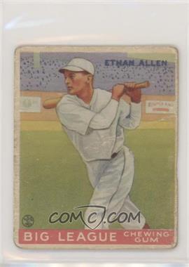 1933 Goudey Big League Chewing Gum - R319 #46 - Ethan Allen [Poor to Fair]