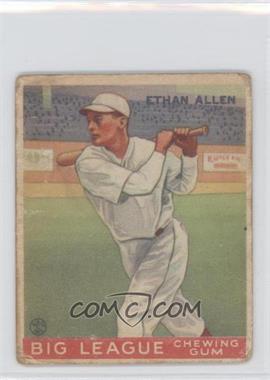 1933 Goudey Big League Chewing Gum - R319 #46 - Ethan Allen [Poor to Fair]