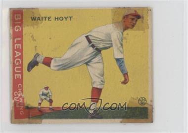 1933 Goudey Big League Chewing Gum - R319 #60 - Waite Hoyt [Poor to Fair]