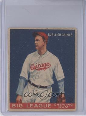 1933 Goudey Big League Chewing Gum - R319 #64 - Burleigh Grimes [Good to VG‑EX]