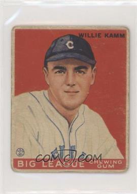 1933 Goudey Big League Chewing Gum - R319 #75 - Willie Kamm