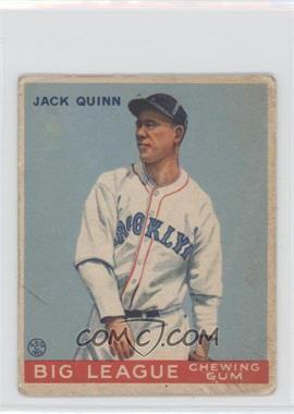 1933 Goudey Big League Chewing Gum - R319 #78 - Jack Quinn [Poor to Fair]