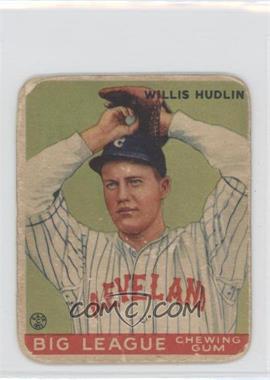 1933 Goudey Big League Chewing Gum - R319 #96 - Willis Hudlin [Poor to Fair]