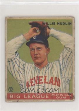 1933 Goudey Big League Chewing Gum - R319 #96 - Willis Hudlin [Poor to Fair]