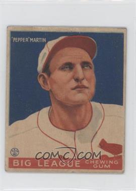 1933 World Wide Gum Big League Chewing Gum - V353 #62 - Pepper Martin [Good to VG‑EX]