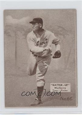 1934-36 National Chicle Batter-Up - R318 #66 - Firpo Marberry [Good to VG‑EX]