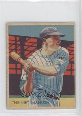 1934-36 National Chicle Diamond Stars - R327 #30.2 - Heinie Manush (Issued in 1935) [Good to VG‑EX]